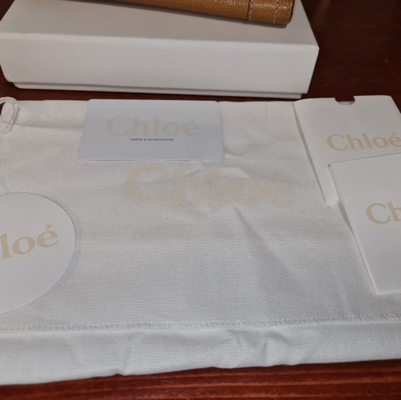 Chloe Long Wallet in Sugar Brown Color - Picture 3 of 10
